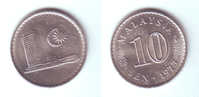 Malaysia 10 Sen 1973 - Malesia