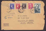 France Registered Recommandée Einschreiben PARIS 88 C No. 006 (R. St. Martin) 1945 Cover Chicago USA Etats Unis Marianne - Covers & Documents