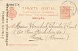 Entero Postal BARCELONA  1914 A Francia. Alfonso XIII - 1850-1931