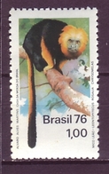 Brazil 1976 Mi.No. 1534  Brasilien Monkeys Golden Lion Tamarin 1v  MNH** 1,20 € - Affen
