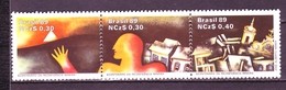 Brazil 1989 MiNr. 2295 - 2297  Brasilien History Struggle For Independence Against Portugal 3v MNH**  2,20 € - Neufs