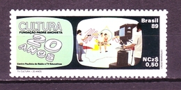 Brazil 1989 MiNr. 2306 Brasilien Culture TV 1v MNH** 1,20 € - Ongebruikt