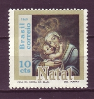Brazil 1969 MiNr. 1239 Brasilien Christmas Religion Painting  1v MNH** 1,00 € - Unused Stamps