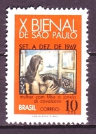 Brazil 1969 MiNr. 1215 Brasilien Biennale Di Cavalcanti ART Painting 1v MNH** 1,60 € - Neufs