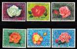 Sharjah  Set Of 6 Flowers Mnh - Sharjah