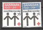 DENMARK UNUSED STAMPS FROM 1976 AFA: 611 - 612 - Ongebruikt