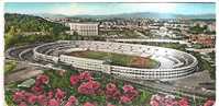 55932)cartolina Illustratoria Roma - Stadio Olimpico E Panorama - Estadios E Instalaciones Deportivas