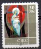 IRELAND 2001 Christmas. Paintings By Richard King - 30p The Nativity FU Self-adhesive. - Used Stamps