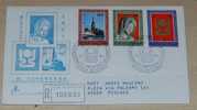 VATICANO 1973 Official FDC CONGRESSO EUCARISTICO Registered Letter Sur Lettre Recommandé Realmente Viaggiata - Covers & Documents