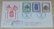 VATICANO 1973 Official FDC S. NERSES NARSETE Registered Letter Sur Lettre Recommandé Realmente Viaggiata - Covers & Documents