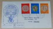 VATICANO 1970 Official FDC CONCILIO CONCILIUM VATICANUM I 1 Registered Recommandé Realmente Viaggiata - Storia Postale