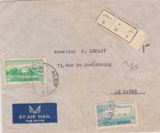 SYRIE  - 1952 - LETTRE RECOMMANDEE Par AVION De ALEP Pour LE HAVRE - Siria