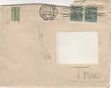 A1084 - 2 X 25 Cent. Monumenti Distrutti Su Lettera FIAT  VG Torino 18-04-1945 - Poststempel