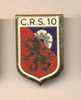 Insigne   CRS   10 - Police & Gendarmerie