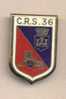 Insigne      CRS   36 - Police & Gendarmerie