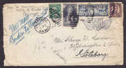 United States Airmail From "London To Continent" CHICAGO 1926 Cover To Göteborg Sweden Exhibition & 3-Sided Perfs. !! - 1c. 1918-1940 Covers