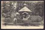 CPA  ANCIENNE- FRANCE- HAM (80)- LE PARC DÉLICOURT- LE PAVILLON- PASSEUR DANS SA BARQUE EN GROS PLAN - Ham