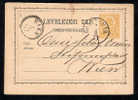 HUNGARY -UNGARN 1871 2 KR. GANZSACHE Mi. P3 - ERSTER DRUCK - SELTEN - Postal Stationery