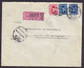 Egypt Egypte CURTO OELSNER (Seal) Registered Recommandée Einschreiben ALEXANDRIA Label 1932 Cover To PLAUEN Germany - Brieven En Documenten