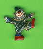 BROCHE - BIJOUX, CLOWN ÉPINGLETTE  -  5 Cm - ÉMAIL & PIERRE - - Broches