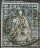 Strubel 23G, 10 Rp.blau   BREMGARTEN        1860 - Used Stamps