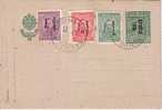 Bulgaria Bulgarie Bulgarien Bulgarije Postal – Card ( Trace INTERALLIEE ) 1920 Cachet – ODRIN - Briefe U. Dokumente