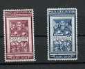Città Del Vaticano - Anno 1951 - Posta Aerea Serie "Graziano" Due Valori Nuovi Gomma Integra ** MNH - Unused Stamps