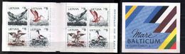 LITUANIE Oiseaux, Oiseau, Bird, Birds, Aves. Yvert 432/35 Emis En Carnet. Neuf MNH ** - Other & Unclassified