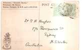 56029)cartolina Post Card Inglese Con 2 Valori Da 1/2p + Annullo Del 19-1-1906 - Cartas & Documentos