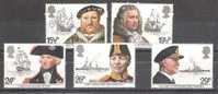 GREAT BRITAIN # FROM YEAR 1982 STAMPWORLD 899-903** - Nuevos