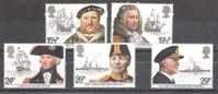 GREAT BRITAIN # FROM YEAR 1982 STAMPWORLD 899-903** - Ungebraucht