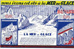 BU 580 /BUVARD   LA MER DE GLACE  LE GLACIER DE REPUTATION MONDIAL - V