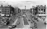 DUBLIN...O'CONNEL STREET ET BRIDGE...CPSM PETIT FORMAT ANIMEE - Dublin