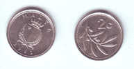 Malta 2 Cents 1991 - Malta