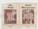 Hotel Miraparque, Lis Hotel 1954 - Caixa #9 - Formato Piccolo : 1941-60