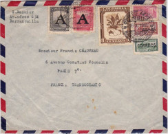 COLOMBIE - 1951 - LETTRE Par AVION De BARRANQUILLA Pour PARIS - Colombie