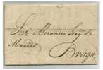 PORTUGAL - 1828 - PREPHILATELIC COVER WITH Numeric 30 And Porto Cancel To Braga - ...-1853 Prephilately