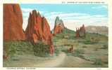 USA – United States – Garden Of The Gods From Hidden Inn, Colorado Springs Early 1900s Unused Postcard [P3180] - Colorado Springs