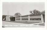 Broken Bow NE Nebraska, North Park School On C1940s/50s Vintage Real Photo Postcard - Andere & Zonder Classificatie