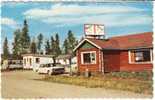 Otter Lake Sask. Canada, Bill's Camp Cabins Lodging, Trailer Auto On C1960s Vintage Postcard - Andere & Zonder Classificatie