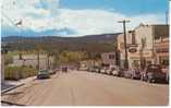 Williams Lake BC Canada, Street Scene, Drug Store, Bank Of Montreal, Autos On C1950s/60s Vintage Postcard - Sonstige & Ohne Zuordnung