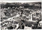 Carte Postale 62. Hesdin   Vue D'avion Trés Beau Plan Pliure - Hesdin