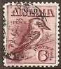 AUSTRALIA - USED 1914 6d Engraved Claret Kookaburra - Gebruikt