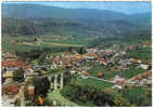 Carte Postale 74. Rumilly  Et Le Viaduc Sur Le Chéran  Vue D´avion Trés Beau Plan - Rumilly