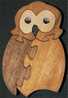 CHOUETTE DE COLLECTION Puzzle En Bois (25) - Birds - Owls