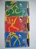 Sport ATLANTA 1996 Olympic Games 3 Cartes From Estonie Estland Phone Cards Karten - Estland