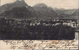 Germany-Postkarte( Vorläufer) 1904-  Gruss Aus Bad Reichenhall- Panorama - 2/scans - Bad Reichenhall