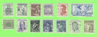 TIMBRES TCHÉCOSLOVAQUIE - 13 TIMBRES De CESKOSLOVENSKO - OBLITÉRÉ - - Verzamelingen & Reeksen