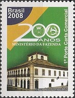 BRAZIL - BICENTENNIAL OF BRAZILIAN TREASURE MINISTRY 2008 - MNH - Ongebruikt