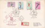 Hungary 1963 Dancing European Championship FDC - FDC